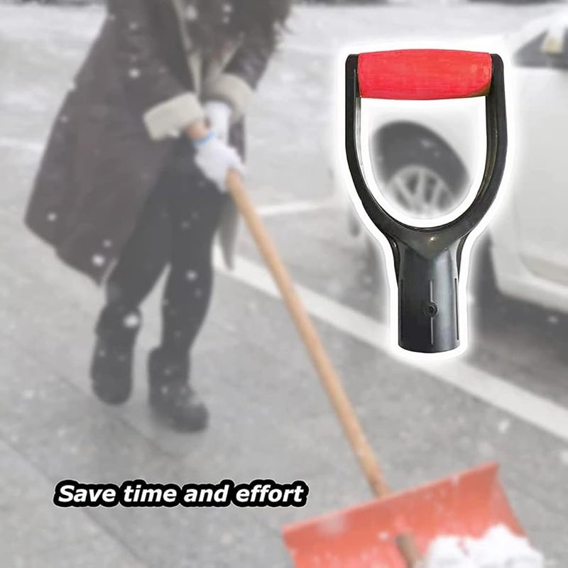 Plastic D Grip Shovel Handle 32mm Inner Diameter Snow Spade Digging Scoop - Image 2